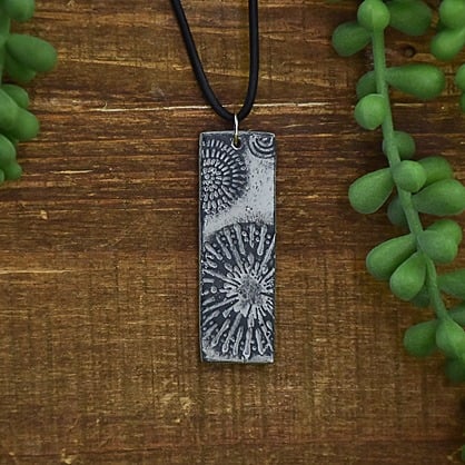 Original Sculpey® Granite Textured Ancient-Look Pendant