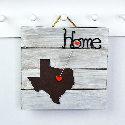 Sculpey III® Wood and Clay "Home" Plaque