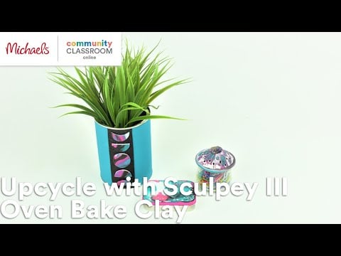 Sculpey III® Coffee Can Planter