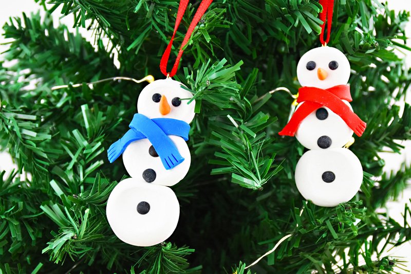 Sculpey Bake Shop® Clay Snowman Ornaments