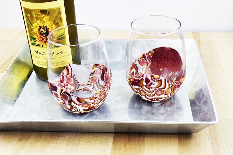Sculpey Premo™ Amber Layers Wine Glass