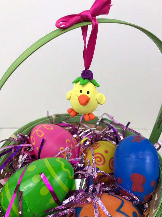 Sculpey III Little Chick Basket Hanger