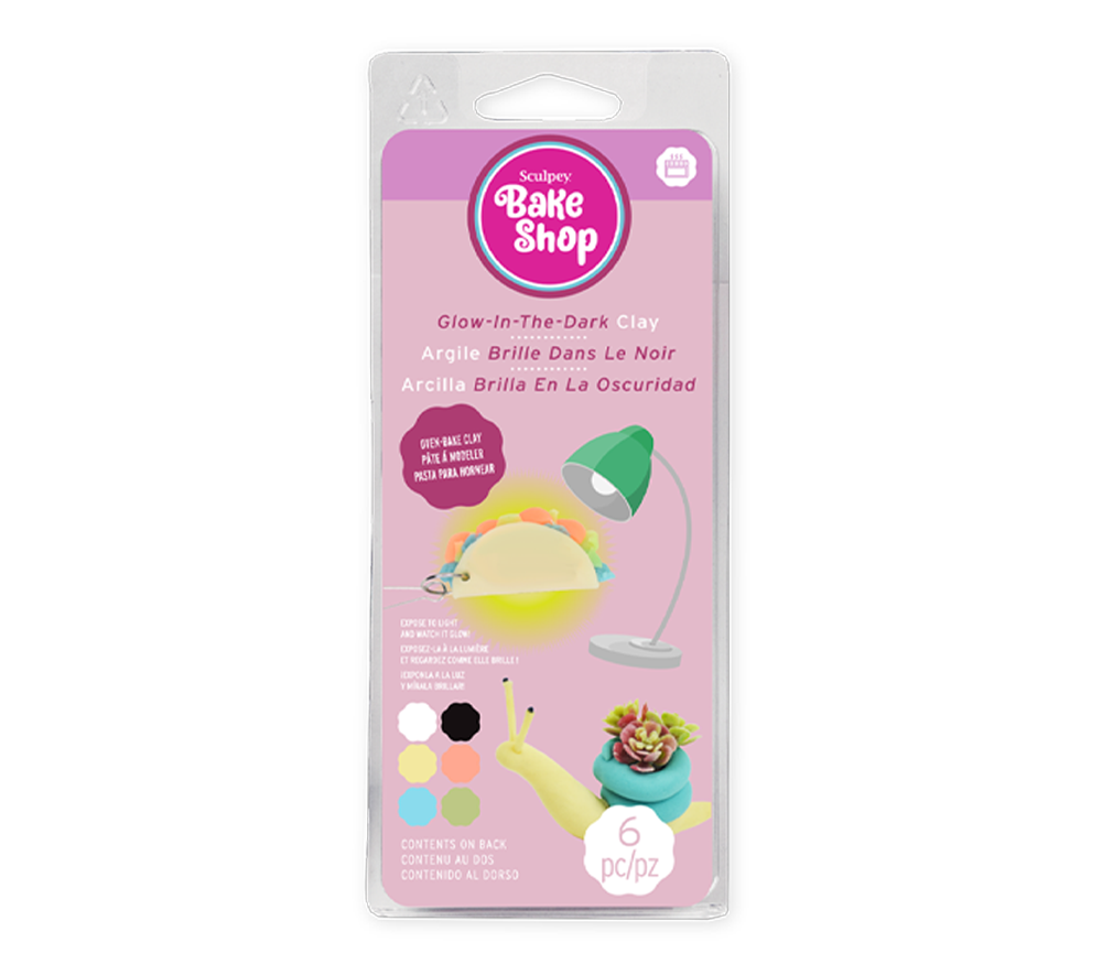 Sculpey Bake Shop® Glow in the Dark Multi-pack 6 pc