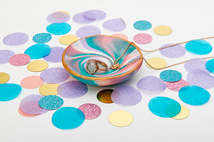 Sculpey®III Marbled Dish