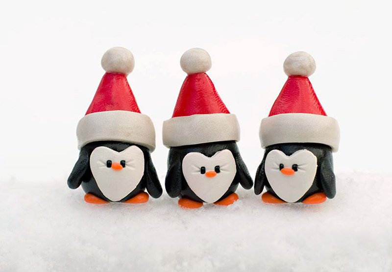 Sculpey III Holiday Penguins