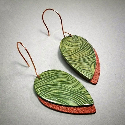 leaf earrings