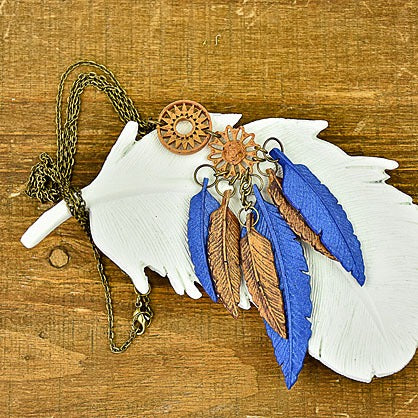Liquid Sculpey® Boho Chic Feather Necklace