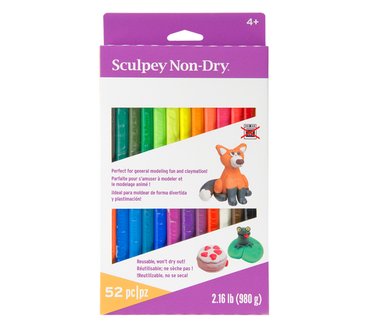 Sculpey Non-Dry™ Modeling Clay Variety Set 52 pc 