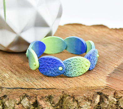 Sculpey® Soufflé Ombré Ovals Bangle