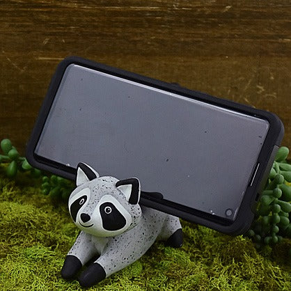 Original Sculpey® Granite Raccoon Cell Phone Holder