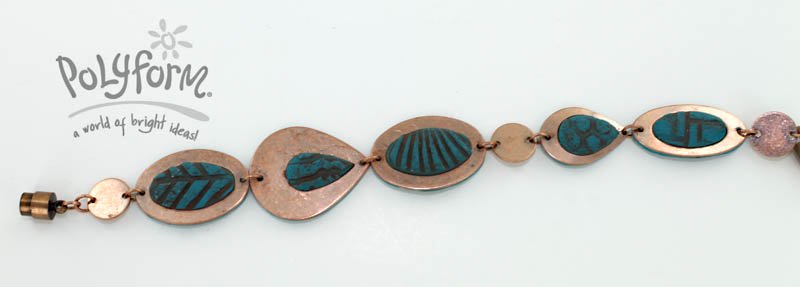 Soufflé Aged Organic Copper Bracelet