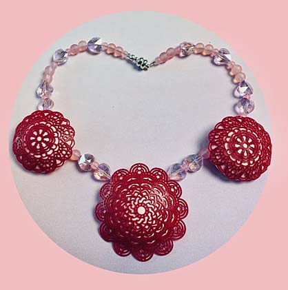 Liquid Sculpey® Crystal & Lace Princess Necklace