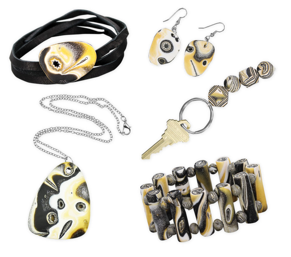 Sculpey Premo™ Mokume Gane Jewelry Kit