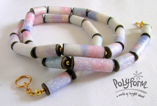 premo! Accents Opal Clay Tube Necklace