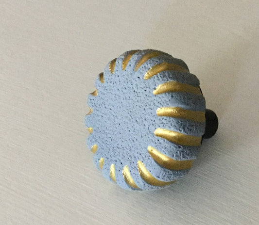 Original Sculpey Grey Concrete-Look Drawer Pulls