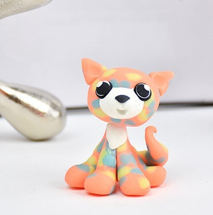 Sculpey Bake Shop® Glow in the Dark Polka Dot Kitty