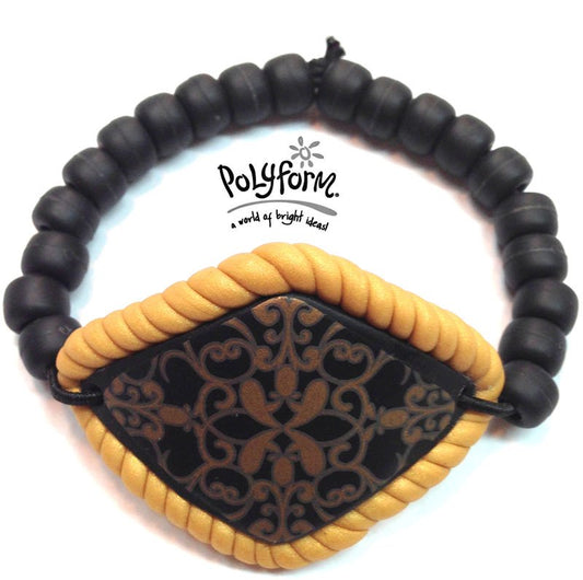 Sculpey® III Filigree Decal Bracelet