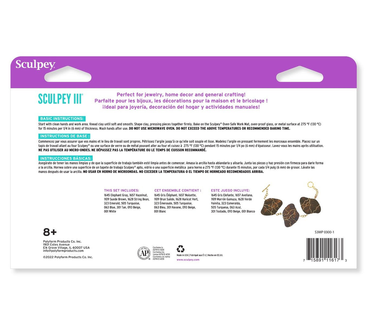 Sculpey III® 10 Piece Naturals Multi-pack