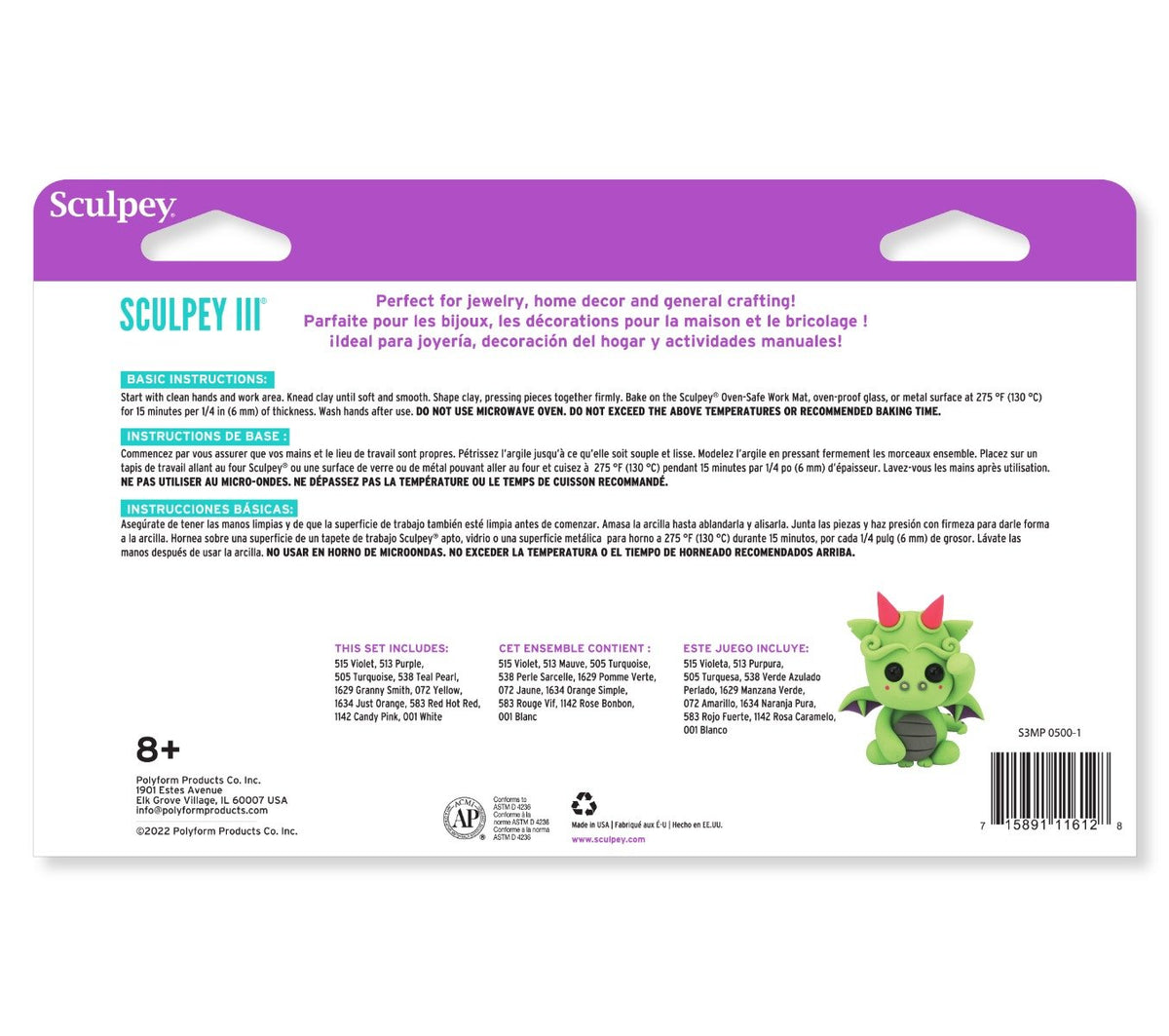 Sculpey III® 10 Piece Brights Multi-pack