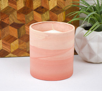 Pink Faux Sandstone Vase