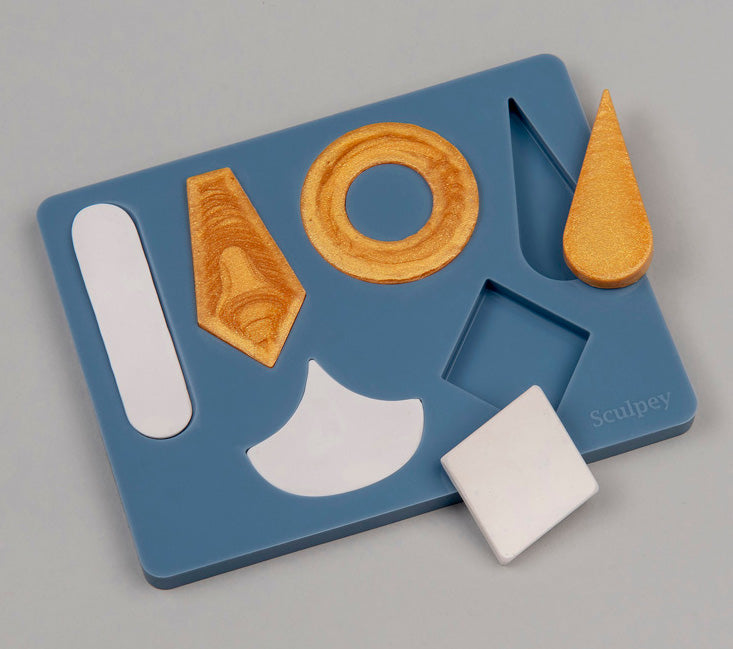 Sculpey Tools™ Oven-Safe Molds: Geometric Jewelry Mold