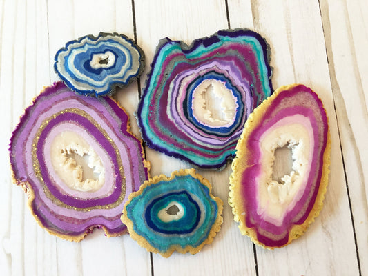 Sculpey III Agate Geodes