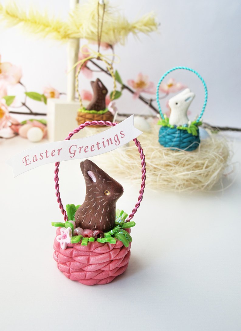 Petite Easter Bunny Basket