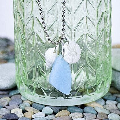 Liquid Sculpey® Sea Glass & Sea Shells Necklace