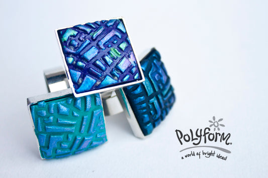 Sculpey Soufflé Computer Age Rings