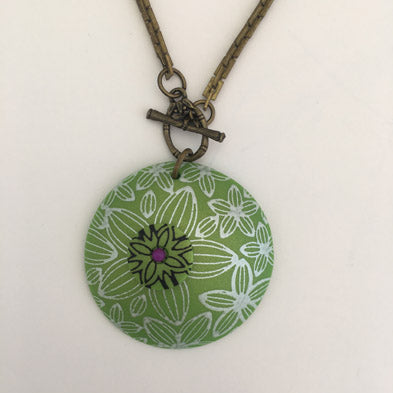 Premo Sculpey® Splash of Green Pendant