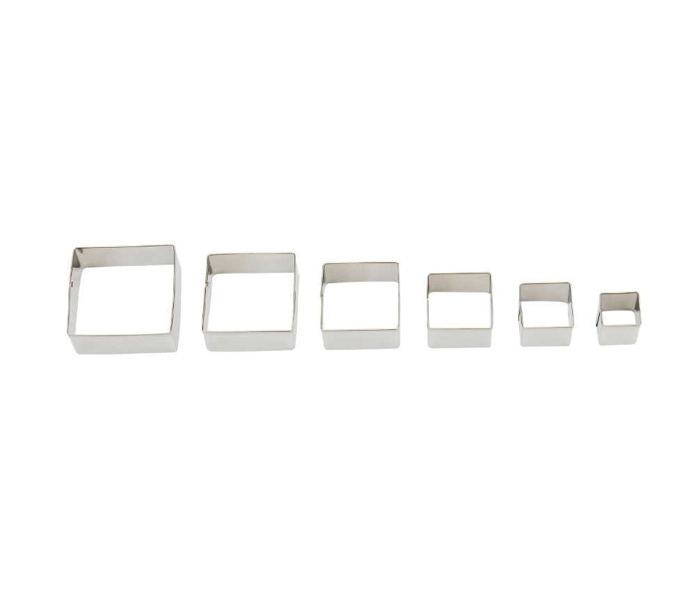 Sculpey Tools™ Cutters: Square, 6 pc