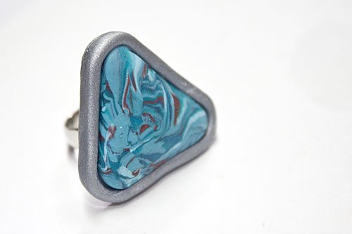 premo! Faux Turquoise Cabochon Ring