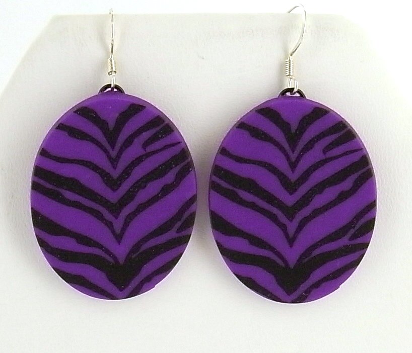 Sculpey® III Wild Zebra Earrings